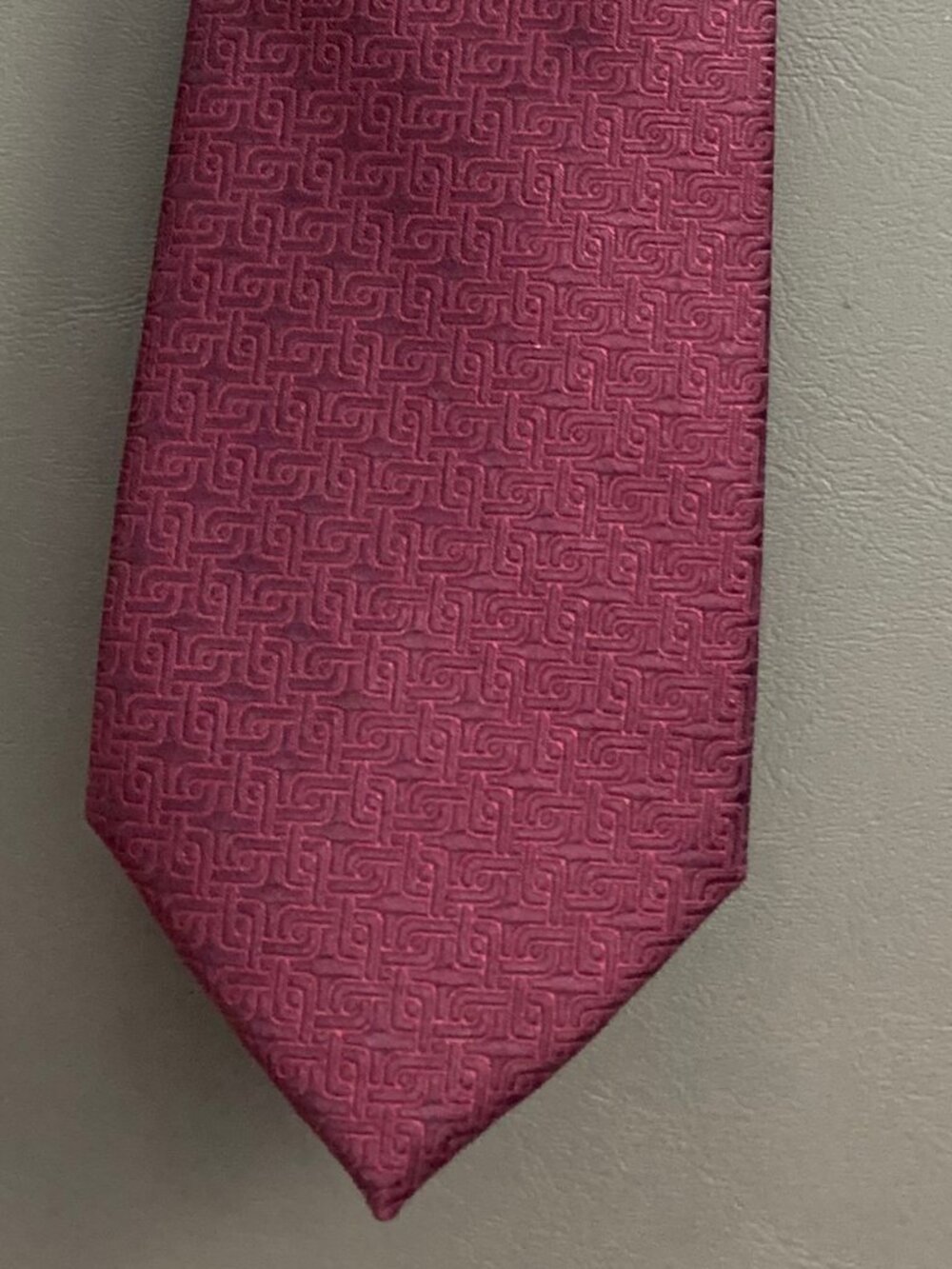 Alfani Men's Slim 2.75'' 100% Polyester Neck Tie, Burgundy Red Tundra Abstract